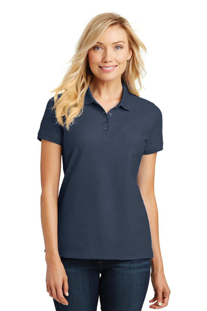 Junior League Ladies Cotton Pique Polo - JL Logo