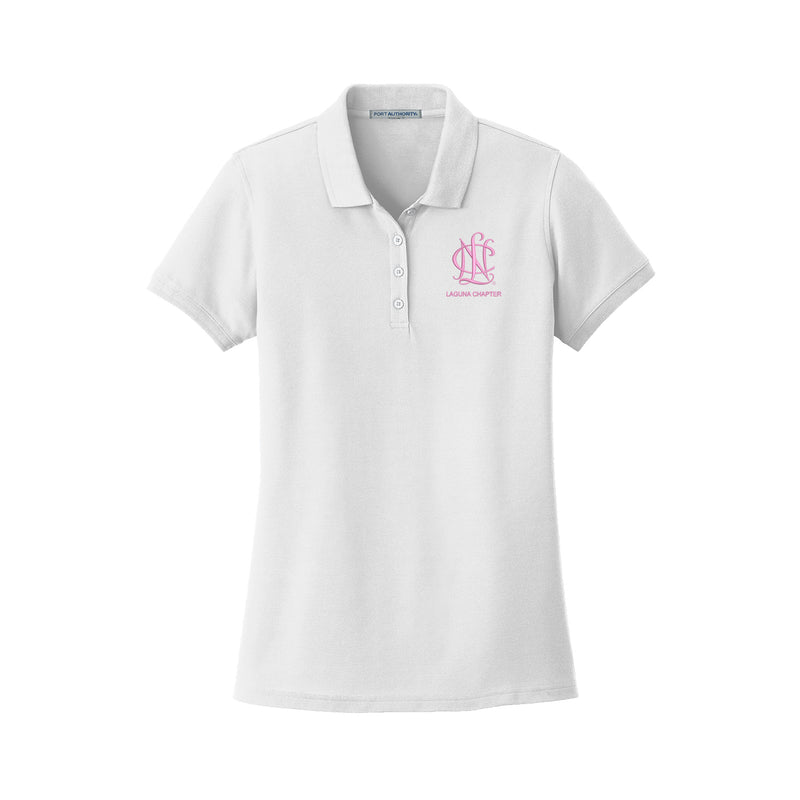 National Charity League Ladies Cotton Pique Polo - NCL Laguna Chapter