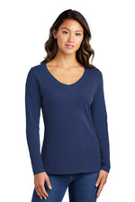 National Charity League Long Sleeve V-Neck T-shirt - NCL Logo Tee