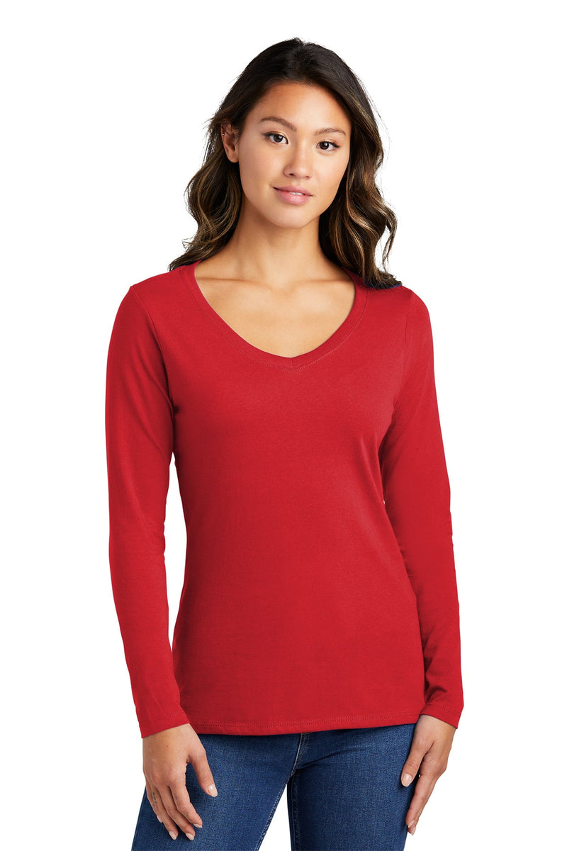 Assistance League Long Sleeve Ladies V-Neck Tee