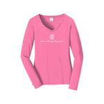 National Charity League Long Sleeve V-Neck T-shirt - NCL Logo Tee