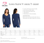 National Charity League Long Sleeve V-Neck T-shirt - NCL Logo Tee