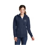 National Charity League of Folsom Full Zip Hooded Sweatshirt - Ladies NCL Forever Circle Logo