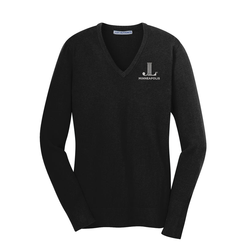Junior League of Minneapolis V-Neck Sweater - JL Icon Minneapolis