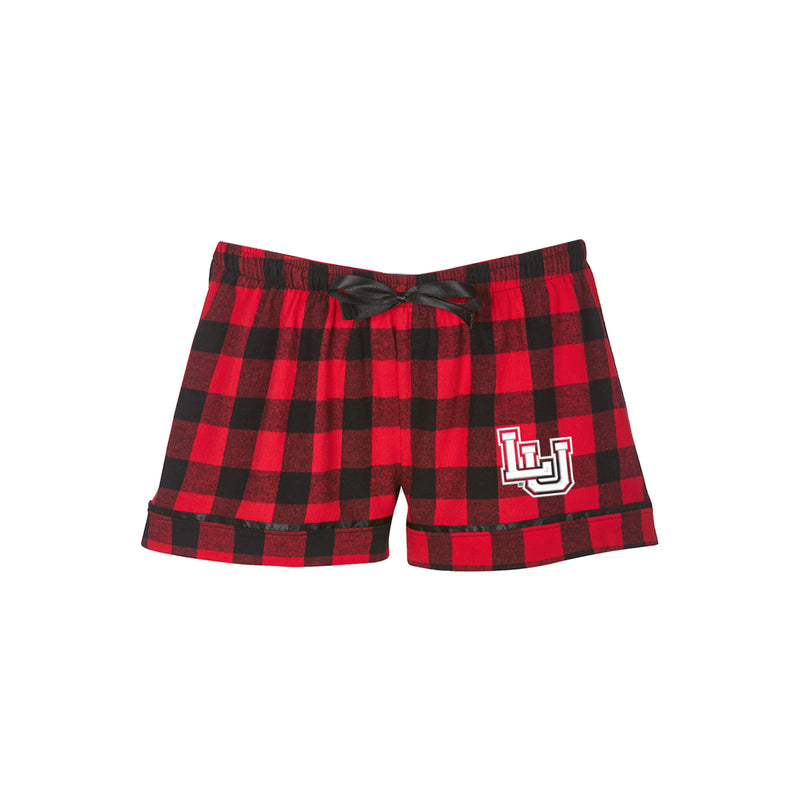 Lamar University Flannel Boxers - Ladies