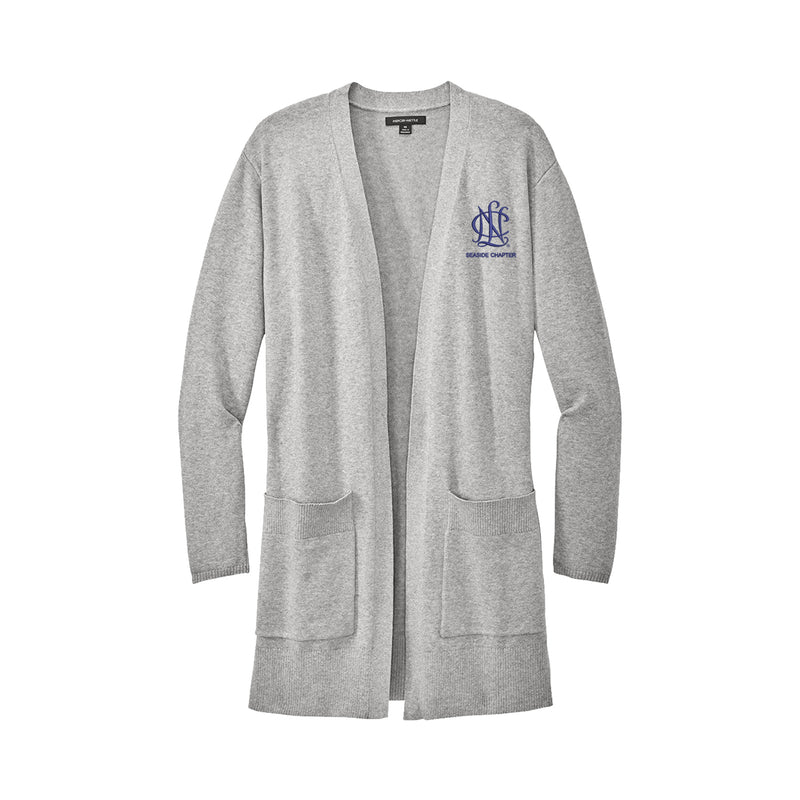 National Charity League Open Front Cardigan Sweater - NCL Seaside Chapter