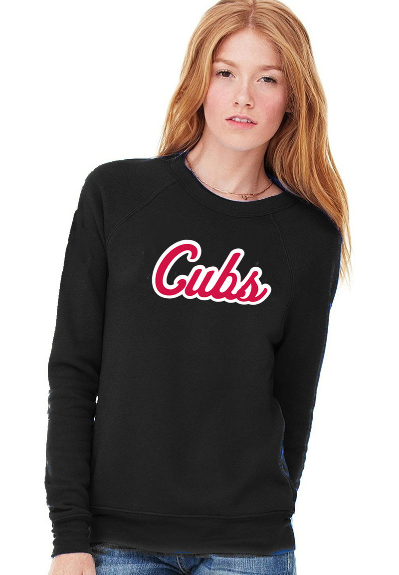 Mayfield Senior School CUBS Luxe Fleece Sweatshirt - Paw on Back