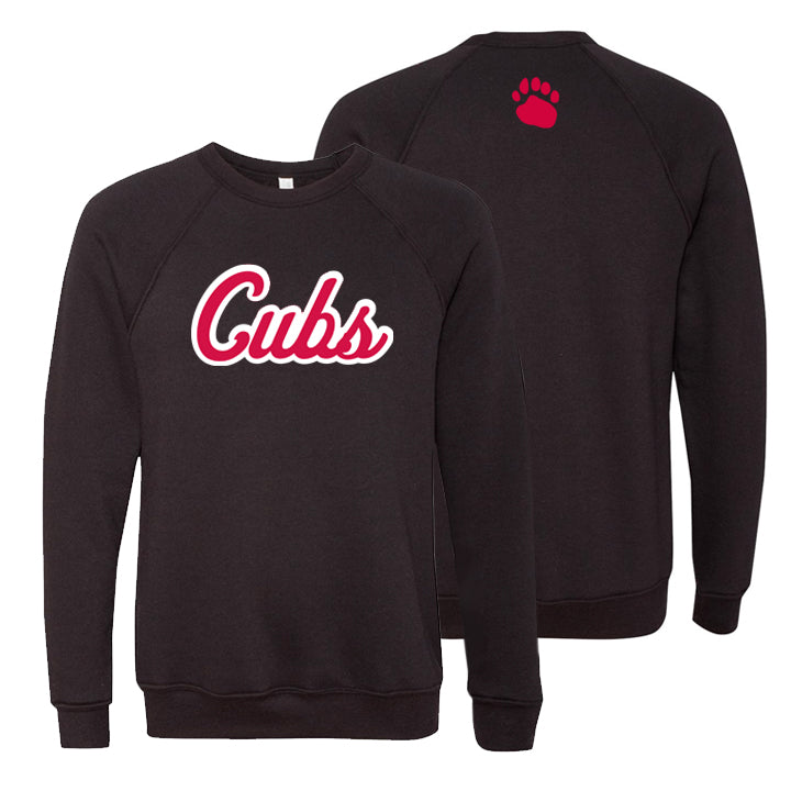 Mayfield Senior School CUBS Luxe Fleece Sweatshirt - Paw on Back