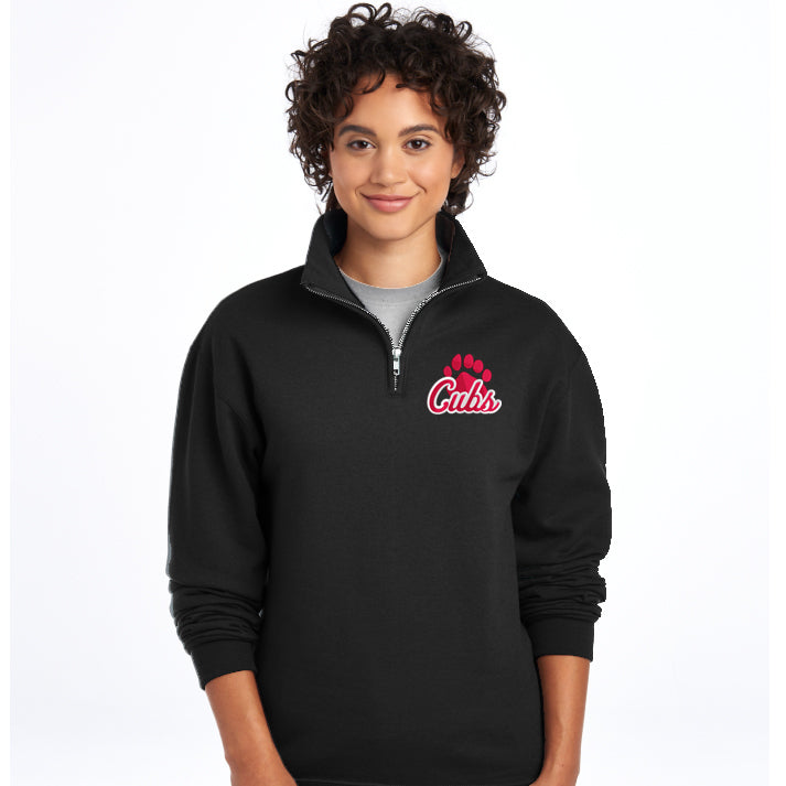 Mayfield Senior School Embroidered QuarterZip Sweatshirt - Cubs