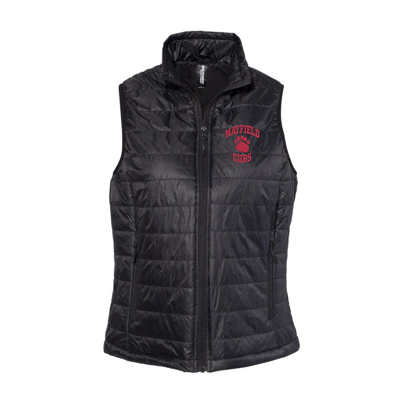Mayfield Senior Puffer Vest Embroidered with Trilobe Crest