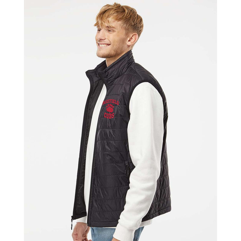Mayfield Senior Puffer Vest Embroidered with Mayfield Cubs - MEN