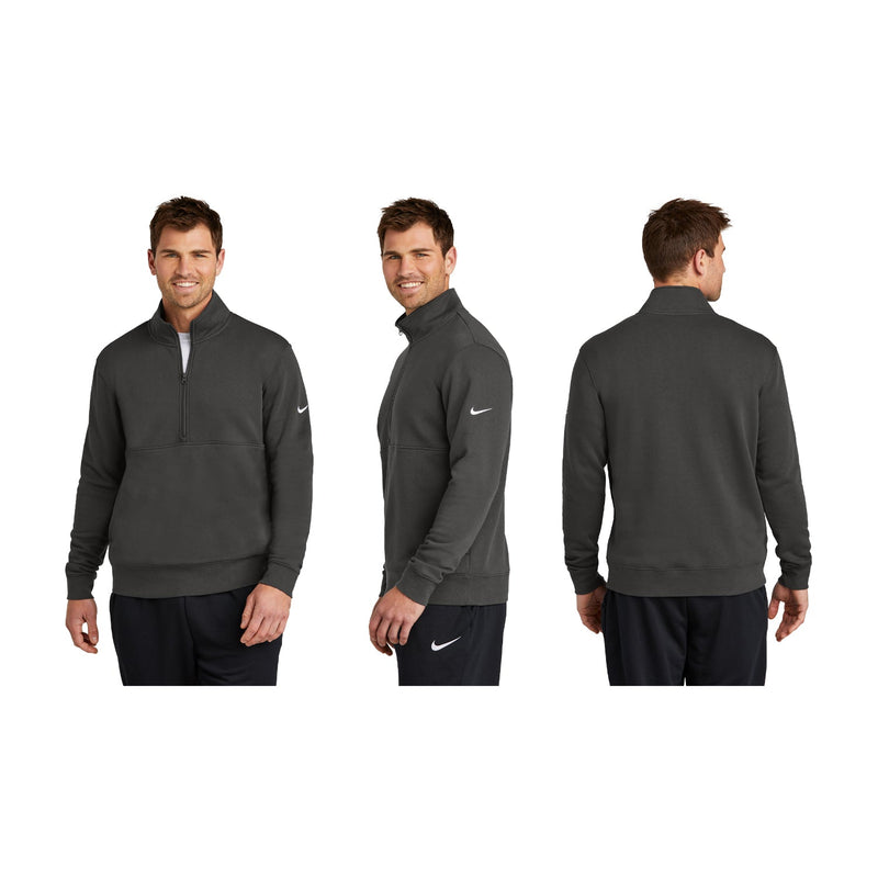 Samford University Nike Club Fleece Half-Zip Sweatshirt