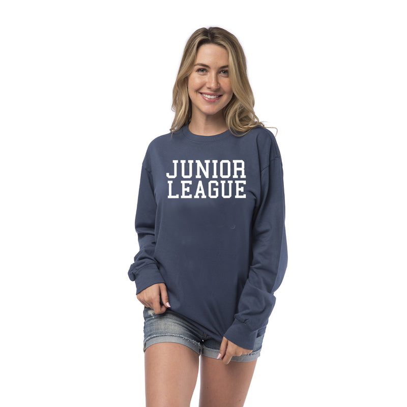 Junior League Beach Wash Garment Dyed Long Sleeve Tee - FINAL SALE