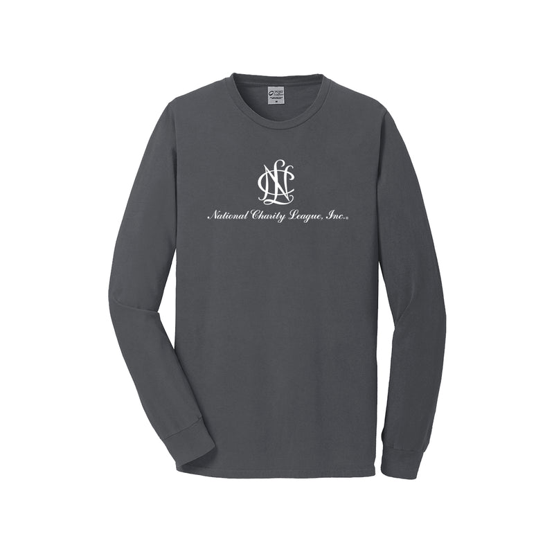 National Charity League Beach Wash Long Sleeve Tee - NCL Logo