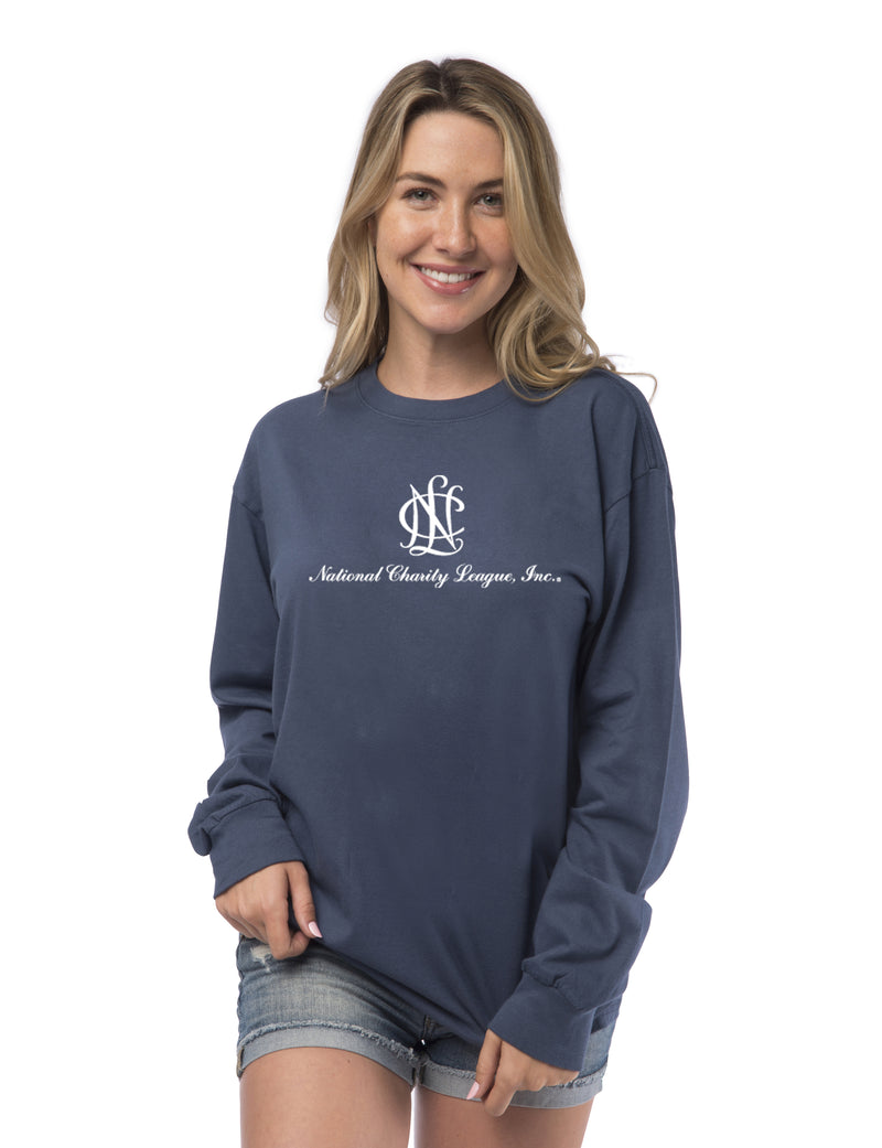 National Charity League Beach Wash Long Sleeve Tee - San Dieguito Chapter