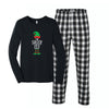 Personalized Elf Matching Family Pajamas - Kelly Green Plaid