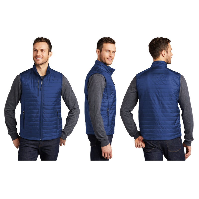 Furman University Puffer Vest - FU Wordmark