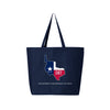 Daughters of the Republic of Texas - Lightweight Canvas Jumbo Tote