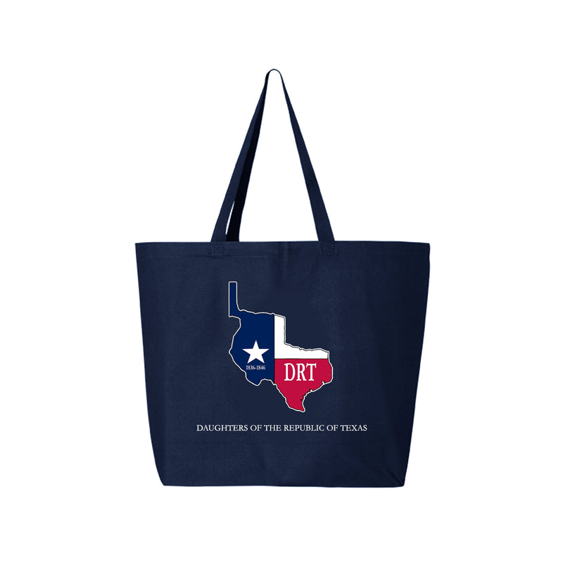 Daughters of the Republic of Texas - Lightweight Canvas Jumbo Tote