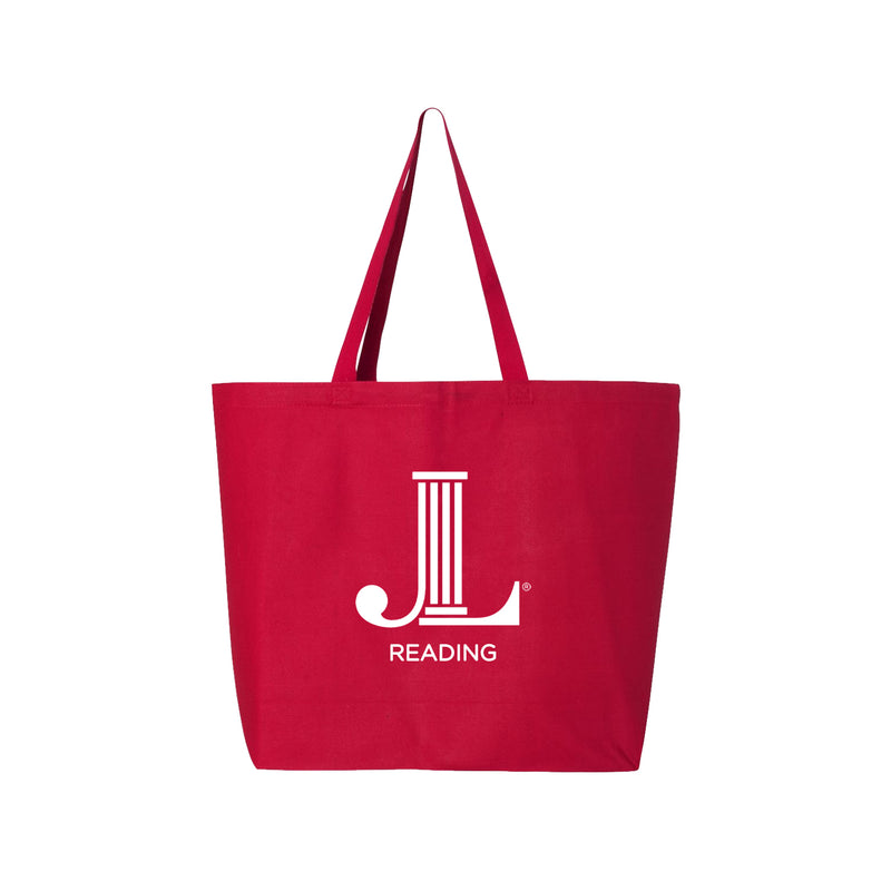 Junior League of Reading Lightweight Canvas Jumbo Tote - JL Icon Reading