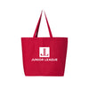 Junior League Lightweight Canvas Jumbo Tote - Logo Bag