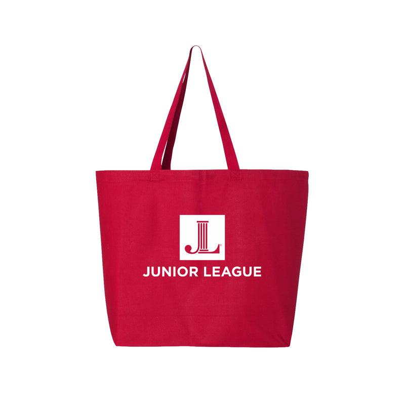 Junior League Lightweight Canvas Jumbo Tote - Logo Bag
