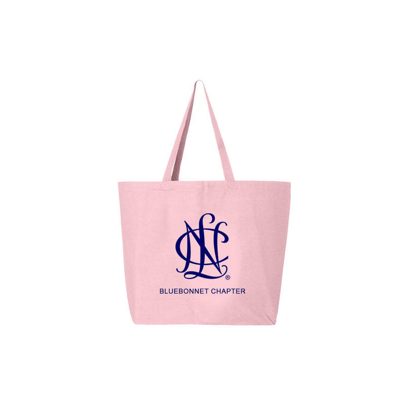 NCL Bluebonnet Canvas Jumbo Tote - Pink