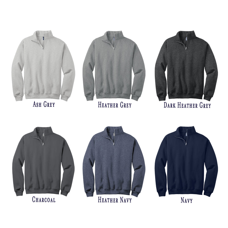 Kiwanis Quarter Zip Sweatshirt - Embroidered Kiwanis Seal