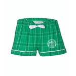 St. Paul the Apostle Flannel Boxers - Kelly Field Day with White Crest