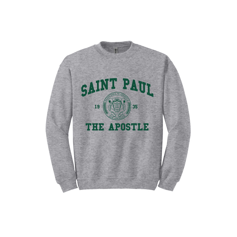 St. Paul the Apostle Crewneck Sweatshirt - VARSITY CREST