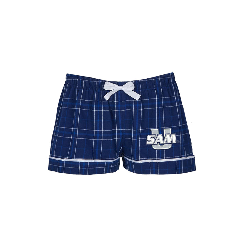 University of Samford Flannel Boxers - Ladies