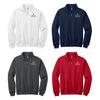 Samford University Embroidered Quarter Zip Sweatshirt