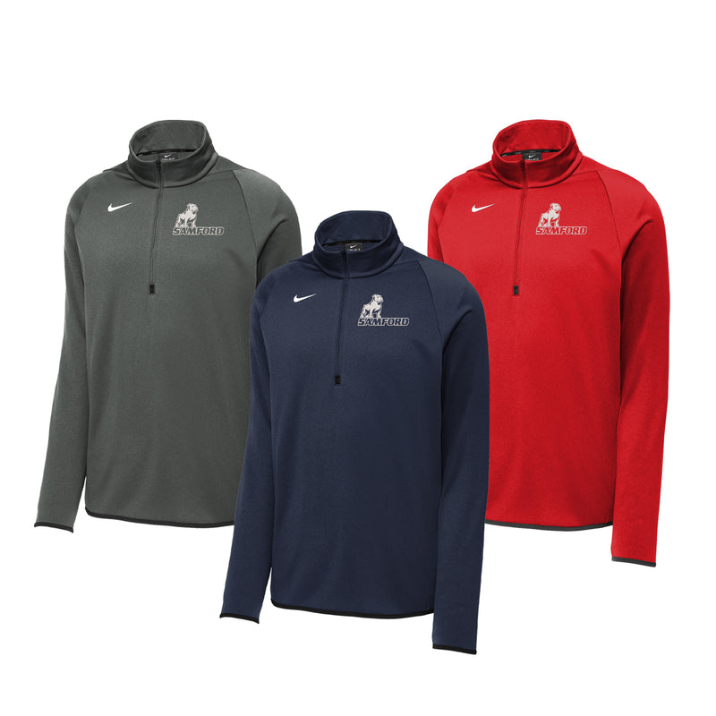 Samford University Nike Therma-FIT Quarter Zip Pullover