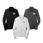 Samford University Nike Ladies Long Sleeve Dri-FIT Stretch Tech Polo