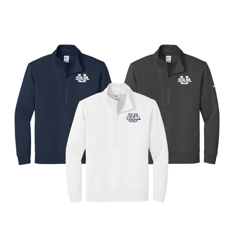 Samford University Nike Club Fleece Half-Zip Sweatshirt