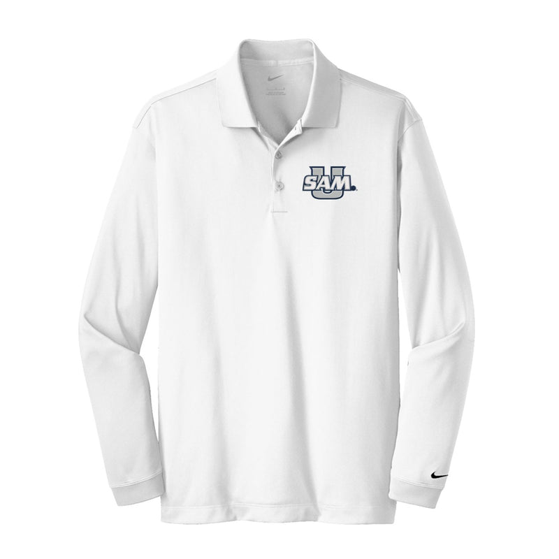 Samford University Nike Long Sleeve Dri-FIT Stretch Tech Polo