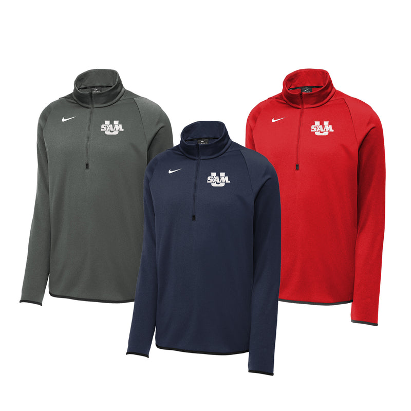 Samford University Nike Therma-FIT Quarter Zip Pullover