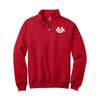 Samford University Embroidered Quarter Zip Sweatshirt