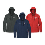 Samford University Nike Therma-FIT Hooded Fleece Pullover - Embroidered Choice of Logo