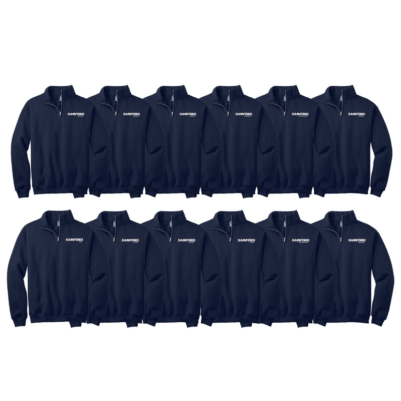 Samford Sport Specific Quarter Zip Sweatshirt - Choice of Sport - Navy