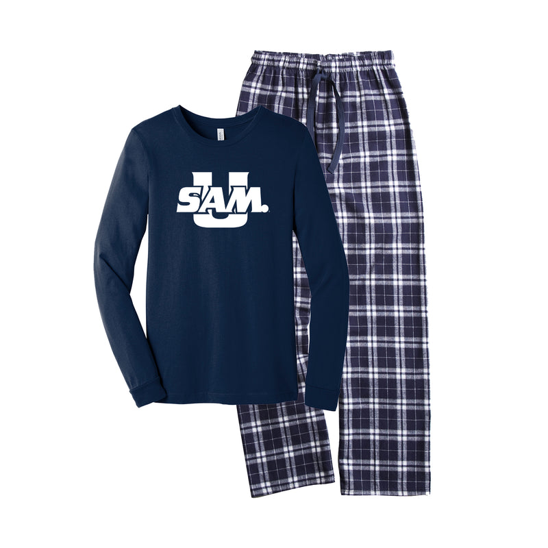 Samford University Flannel Pajama Set - Unisex Sizing