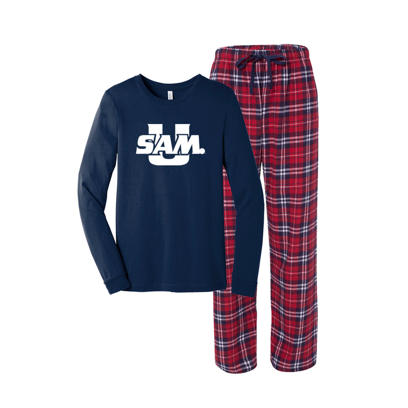 Samford University Flannel Pajama Set - Unisex Sizing