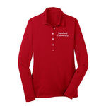 Samford University Nike Ladies Long Sleeve Dri-FIT Stretch Tech Polo