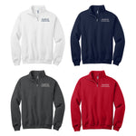 Samford University Embroidered Quarter Zip Sweatshirt