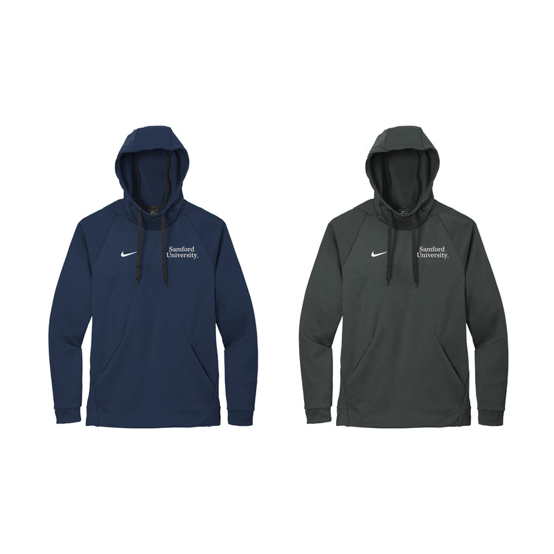 Samford University Nike Therma-FIT Hooded Fleece Pullover - Embroidered Choice of Logo