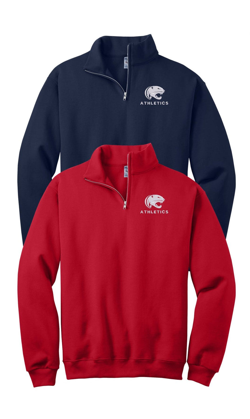 South Alabama Jaguar Athletics Quarter Zip Sweatshirt - Choice of Sport