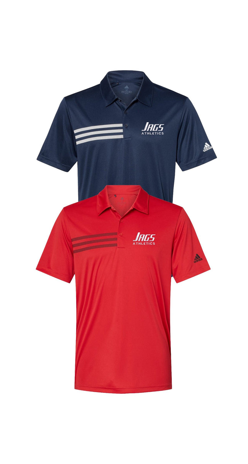 South Alabama JAGS Athletics Adidas 3 Stripe Chest Polo