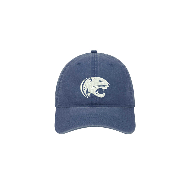 University of South Alabama Cotton Beach Washed Hat - Jaguar Logo