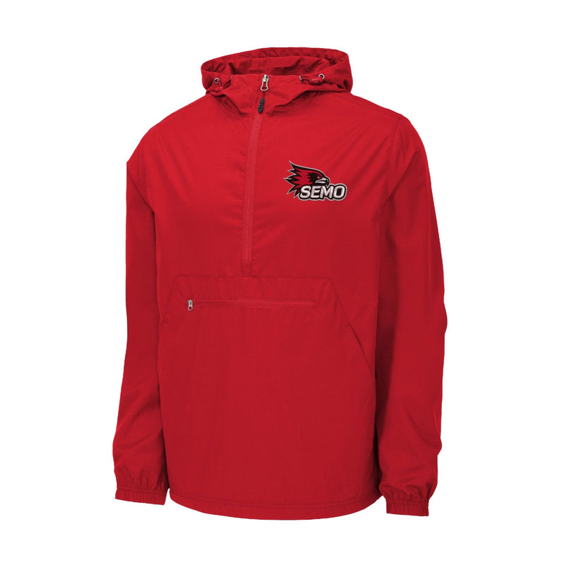 Southeast Missouri State University Windbreaker - Embroidered SEMO Redhawk Logo