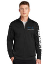 Mens Sport-Wick® Fleece Nurse Track Jacket with TITLE Down Sleeve